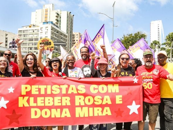 Imagem - Kleber Rosa e Geraldo Júnior disputam votos da esquerda no Grito dos Excluídos