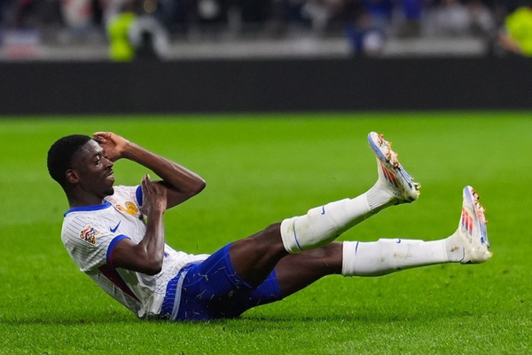 Dembelé marcou um dos gols da França no duelo pela Liga das Nações