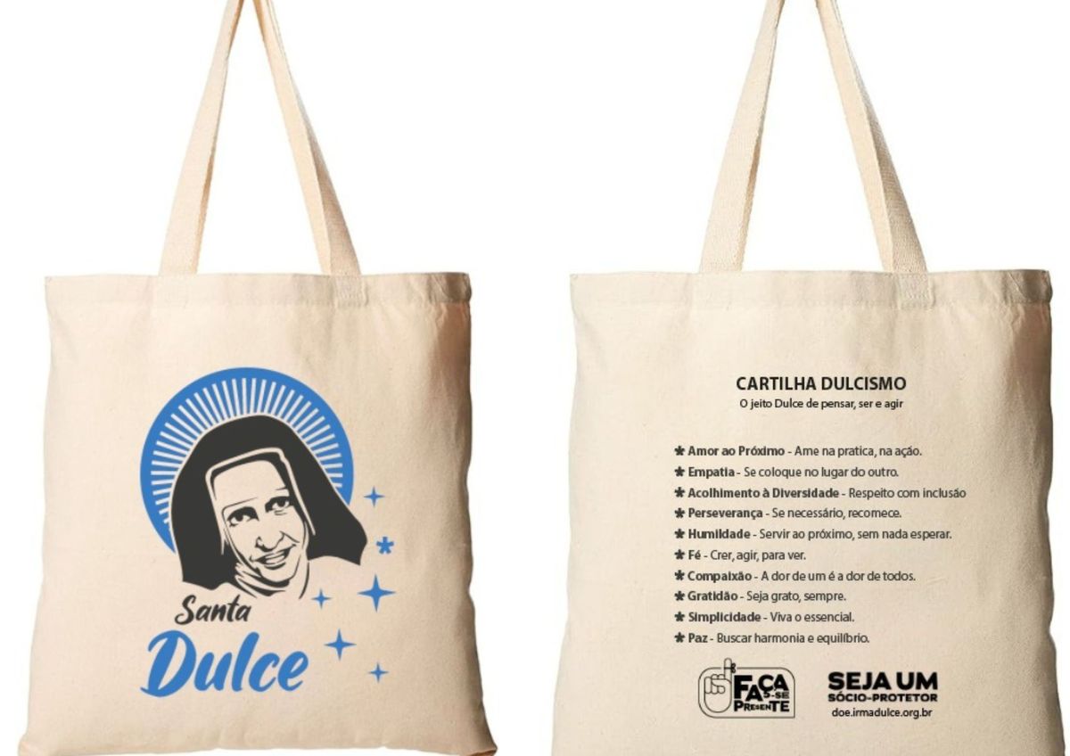 Ecobag Santa Dulce 