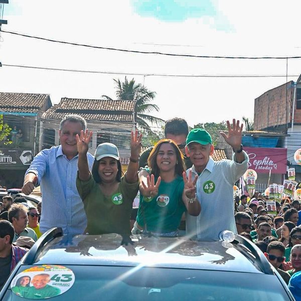 Rui Costa durante evento eleitoral em Valença