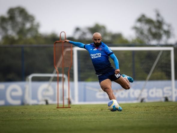 Imagem - Sem marcar há oito jogos, Thaciano vive o seu segundo maior jejum de gols no Bahia em 2024