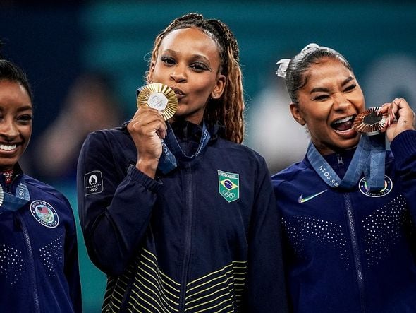 Imagem - Ginasta Jordan Chiles apresenta recurso em corte suíça para reaver bronze