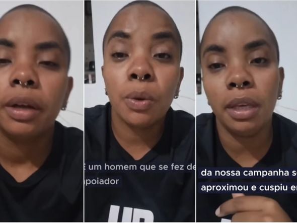 Imagem - Candidata a prefeita de Salvador leva cuspida durante panfletagem e denuncia racismo: 'Absurdo'