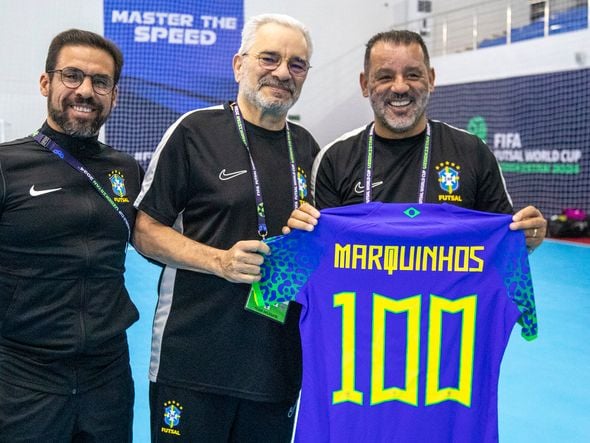 Imagem - Marquinhos Xavier celebra 100 jogos no comando da seleção de futsal atrás do inédito mundial