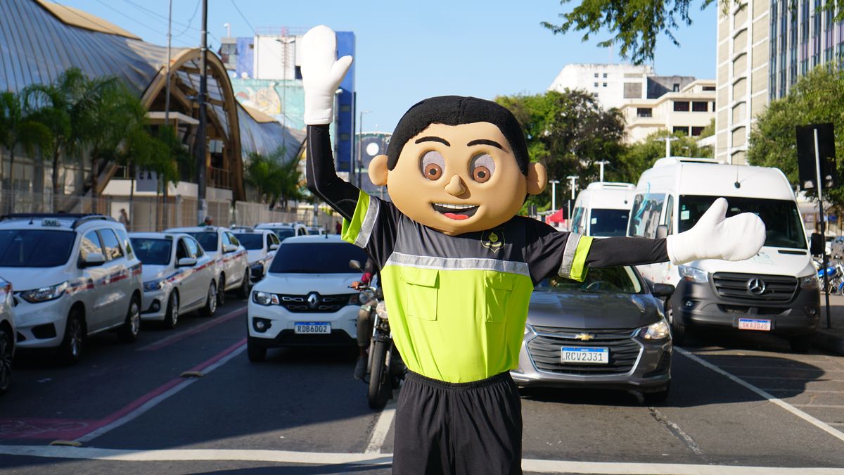 Personagem foi criado para conscientizar motoristas