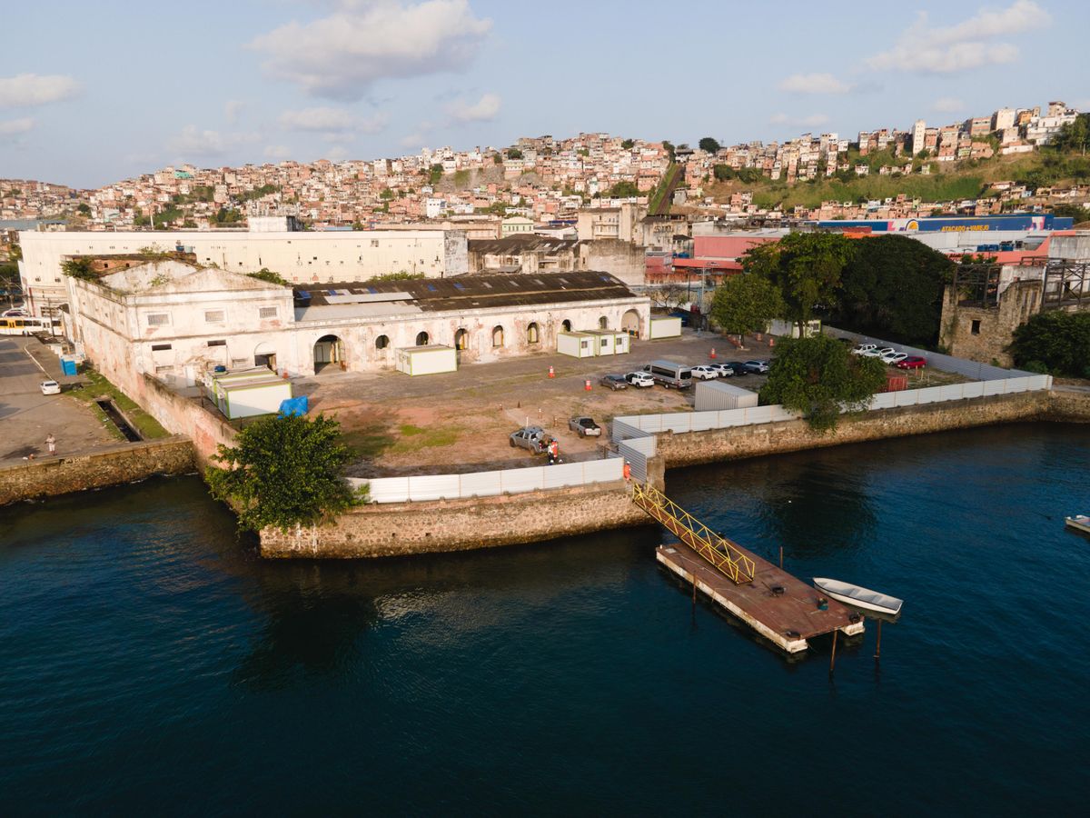 Obras da ponte estão em andamento