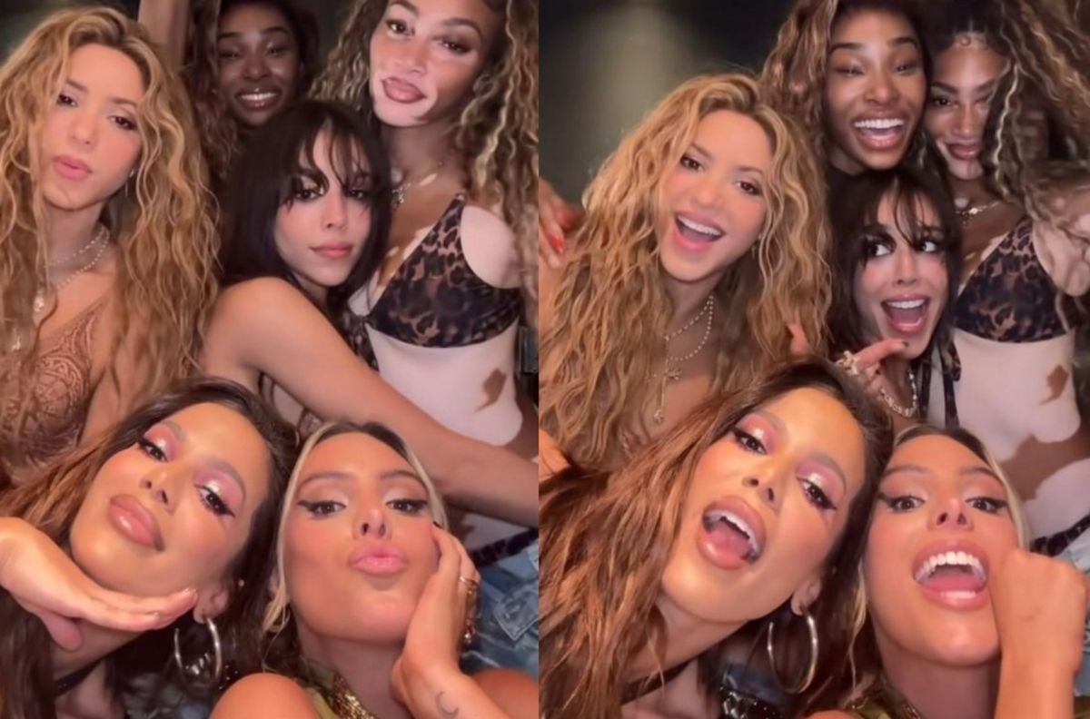 Shakira faz vídeo com Anitta