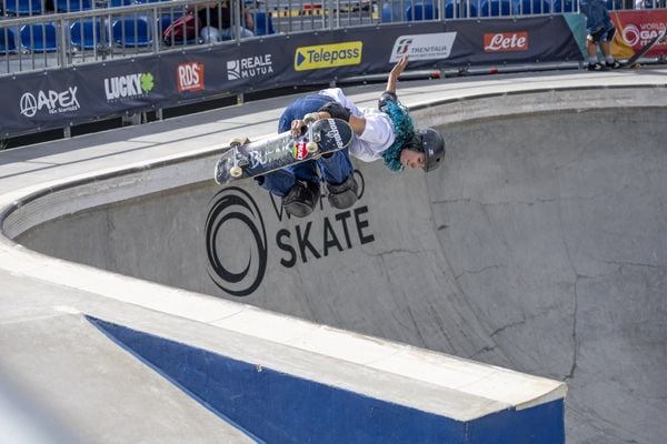 Brasileiras deram show no Skate Park 