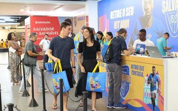 Entrega dos kits da Maratona Salvador