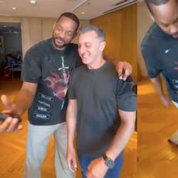 Imagem - Will Smith derruba celular de Luciano Huck e diz que vai comprar um novo