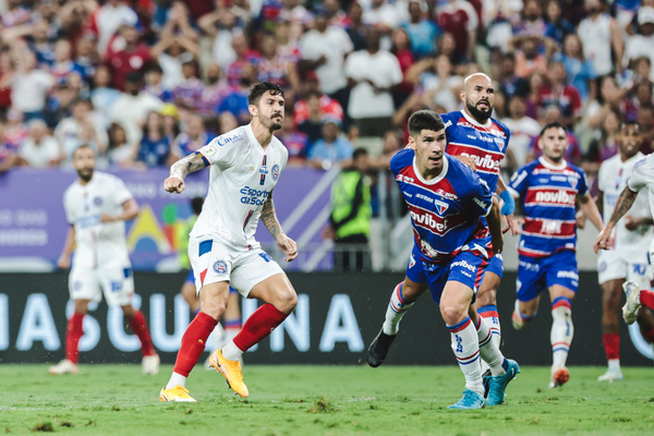 Everaldo marcou para o Bahia contra o Fortaleza