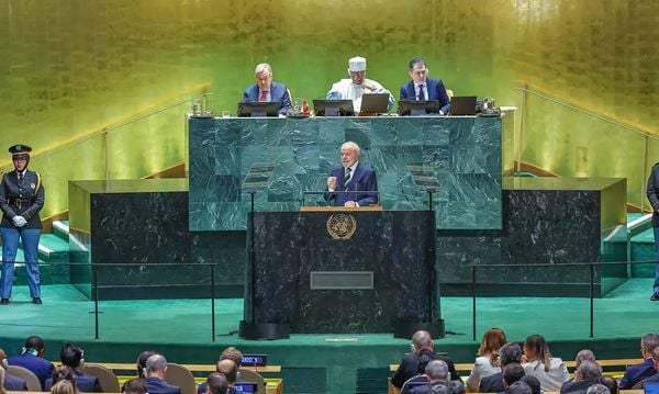 Presidente da República, Luiz Inácio Lula da Silva, durante a Abertura do Debate Geral da 79ª Sessão da Assembleia Geral das Nações Unidas, no Salão da Assembleia Geral, da Sede das Nações Unidas (ONU)