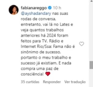 Fabiana Reggo desabafa sobre Davi