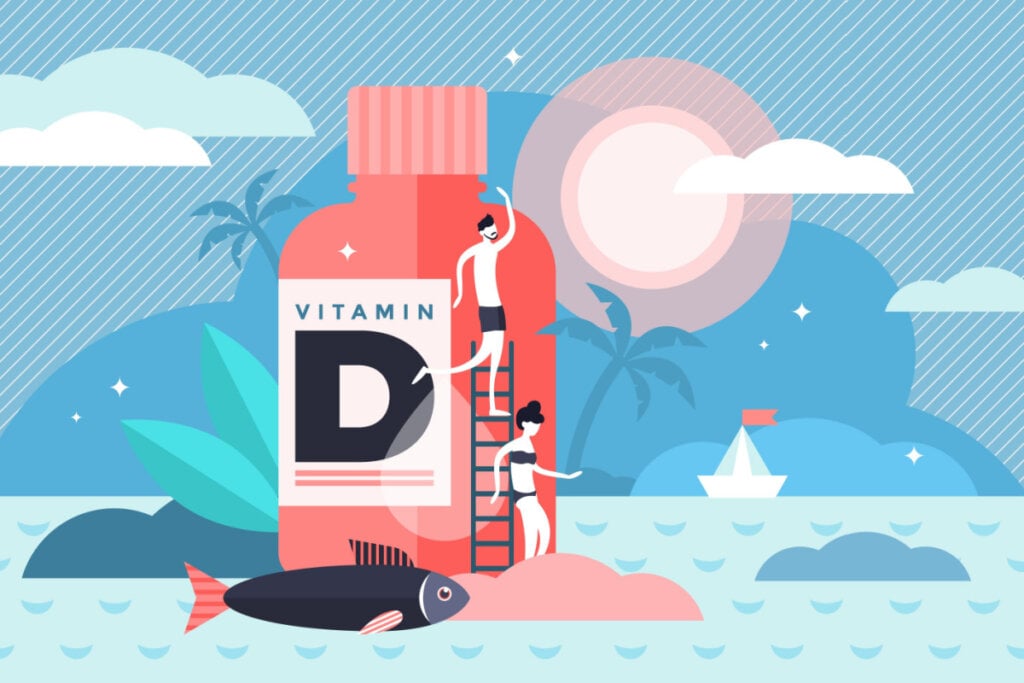 A vitamina D é um componente crucial para a imunidade do corpo (Imagem: VectorMine | Shutterstock) por Imagem: VectorMine | Shutterstock