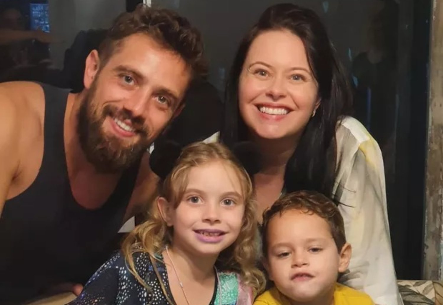 Rafael Cardoso e filhos por Redes sociais