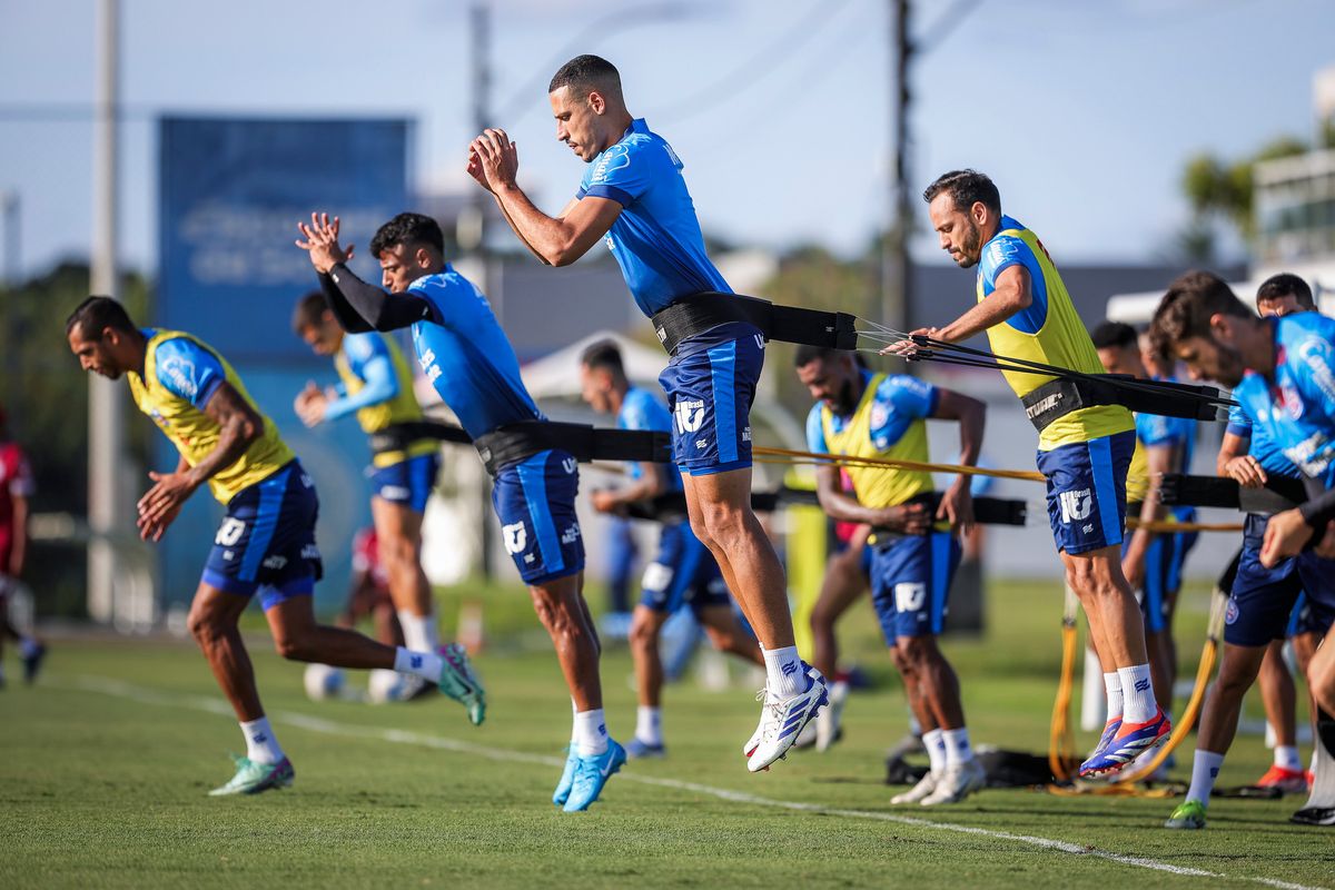 Bahia voltou aos treinos de olho na partida contra o Flamengo