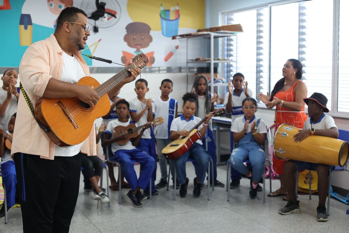 Projeto é feito com alunos da Escola Municipal Maurício José Barbosa