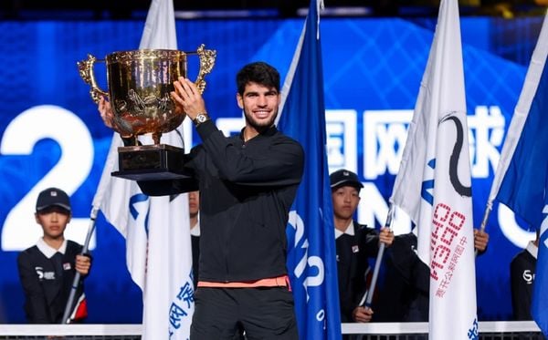 Carlos Alcaraz foi o campeão do Torneio de Pequim