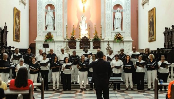 Encontro de Corais enche de cantos o Mosteiro de São Bento, no Centro Histórico de Salvador 