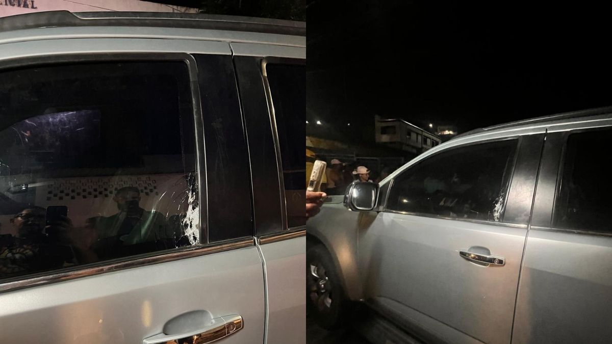 Carro de Tato Pereira é atingido por tiros