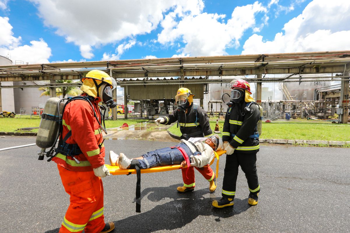 Simulado surpresa de controle de emergência do Polo Industrial de Camaçari