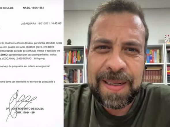 Imagem - Marçal divulga suposto laudo de uso de cocaína de Boulos; candidato vai pedir prisão de ex-coach