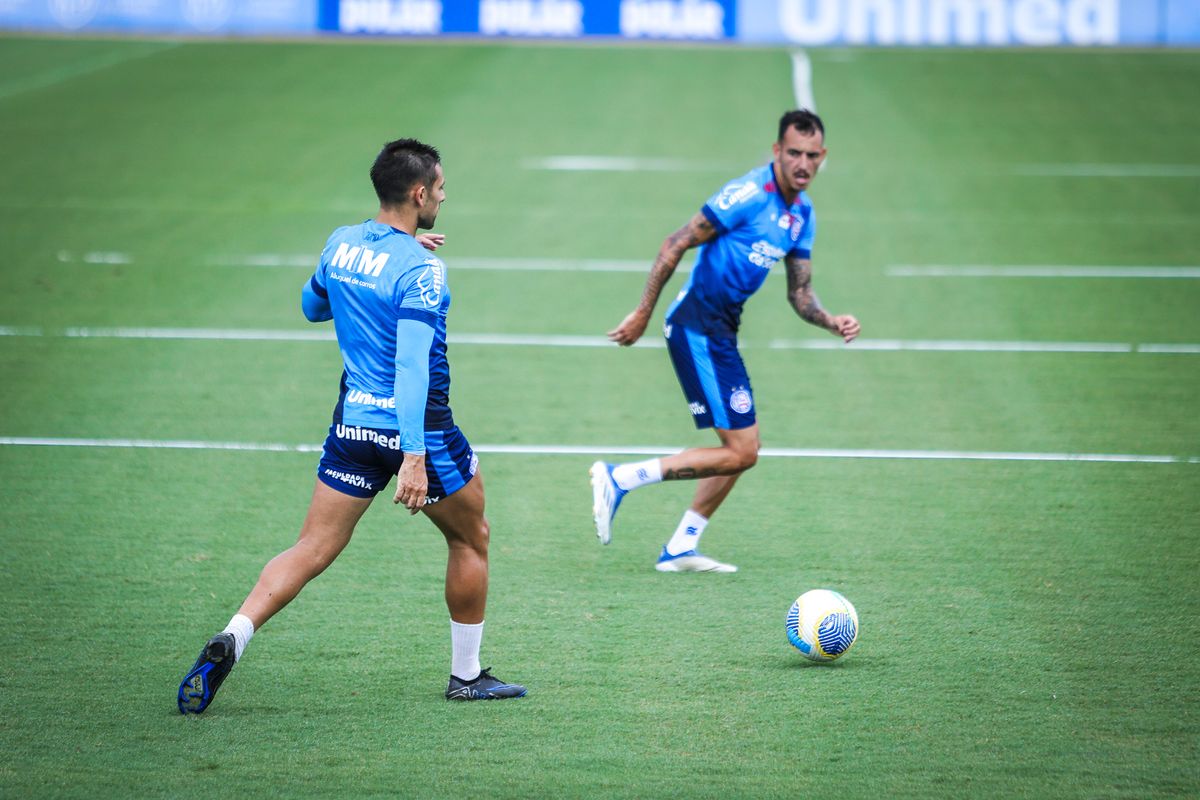 Bahia fez o último treino antes de enfrentar o Flamengo 