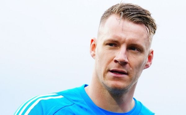 Bernd Leno em treino do Fullham