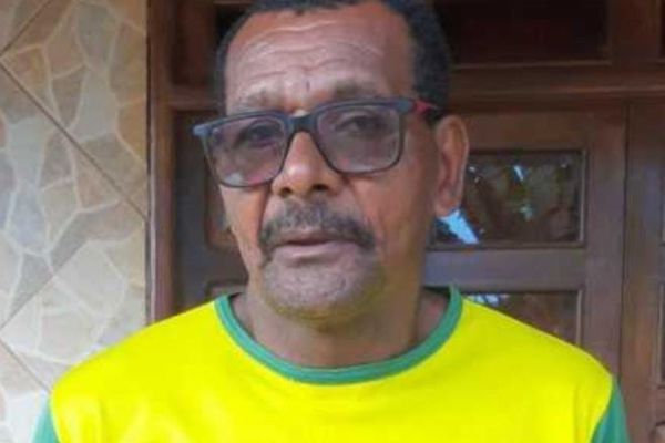 Arlindo Firmo de Brito, líder quilombola, na região de Condeúbas