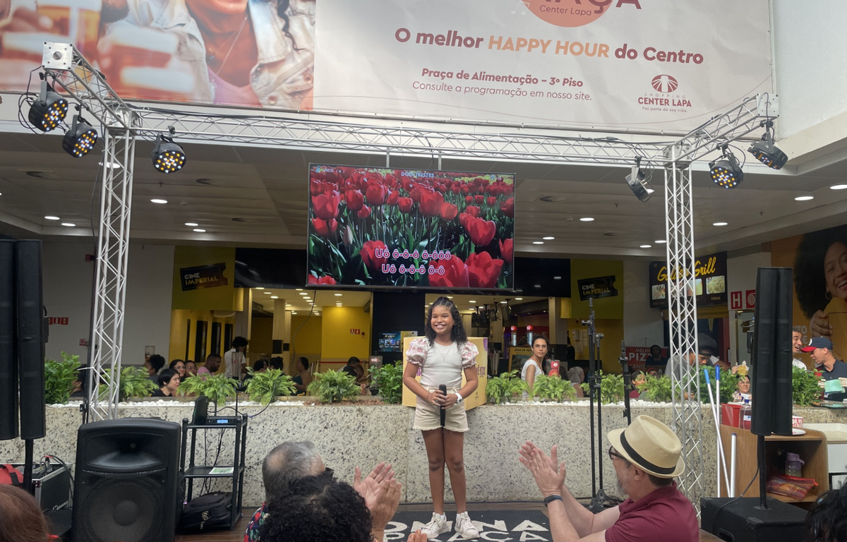 Concurso Karaokê Kids no shopping Center Lapa