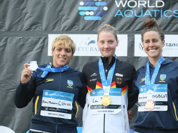 Imagem - Ana Marcela conquista a prata na Copa do Mundo de Águas Abertas; gaúcha fica com bronze