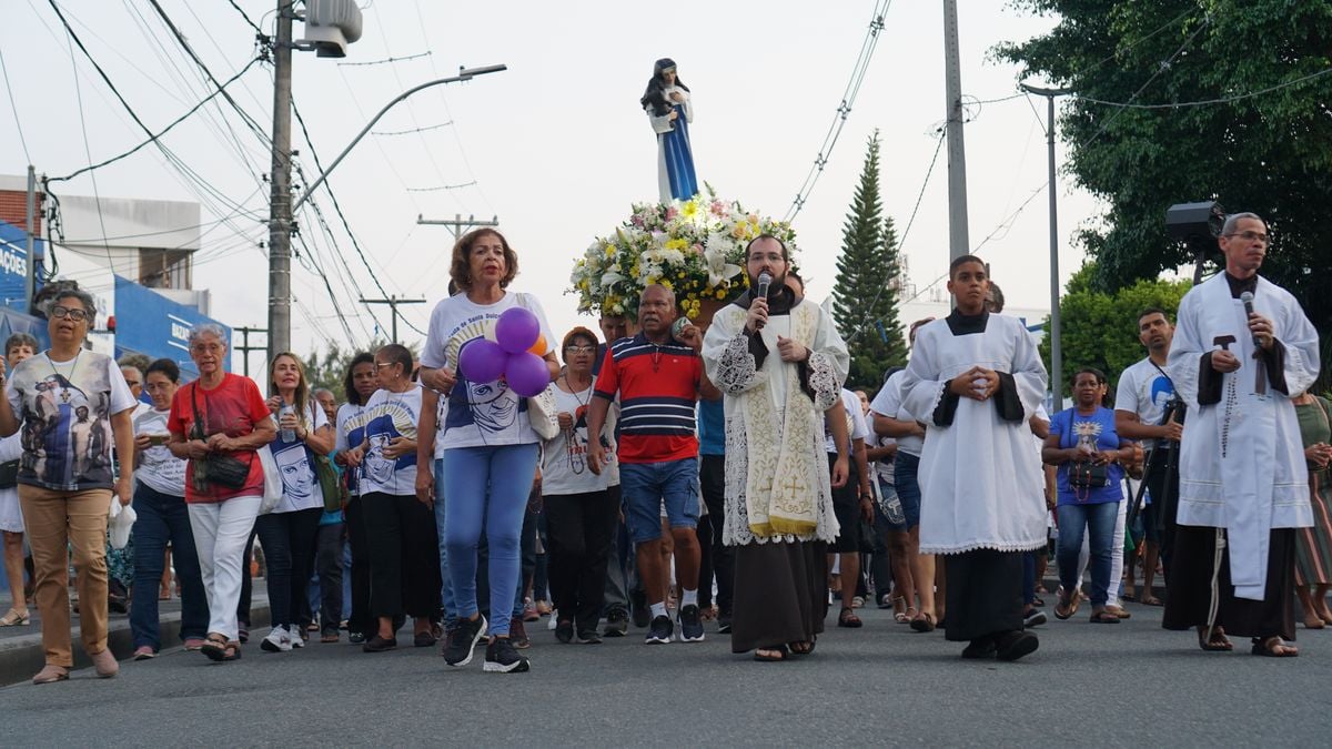 Procissão pelo Caminho da Fé até a Basílica do Senhor do Bonfim