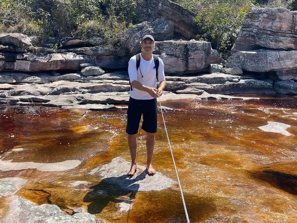 Imagem - Rodrigo Santoro visita cachoeira de 85m de altura na Chapada Diamantina