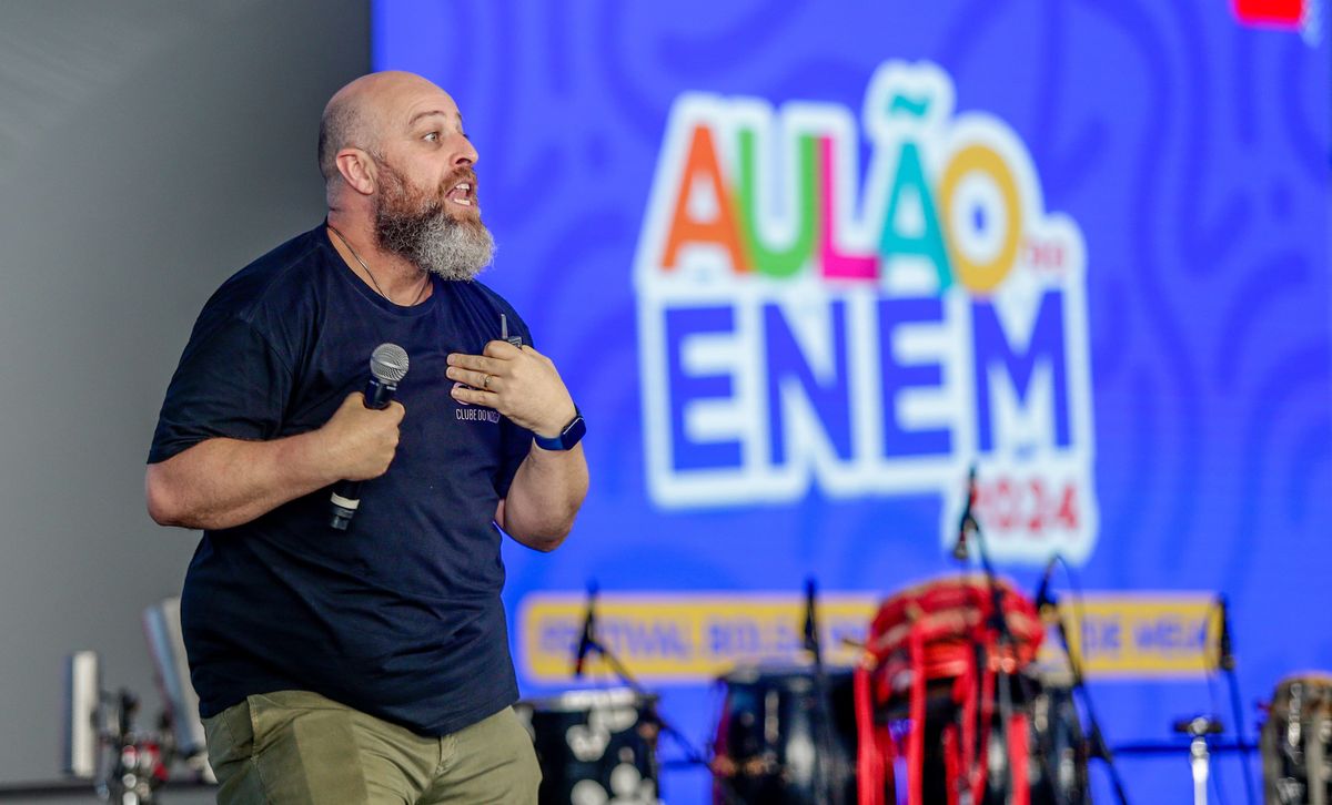 Aulão do Enem realizado no Parque de Exposições