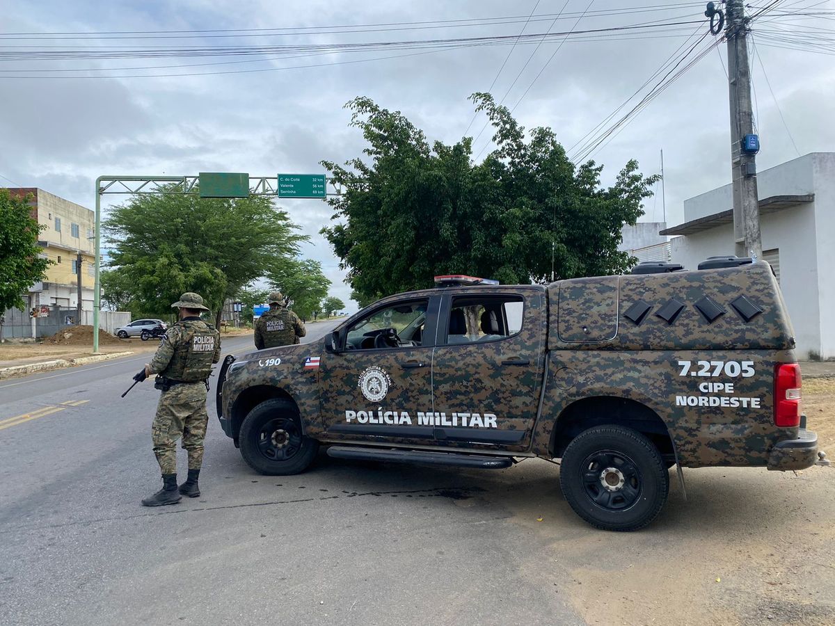 Polícia Militar em ação na Bahia