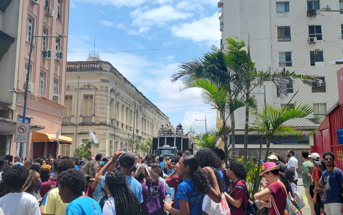 Juventude católica no Dia Nacional da Juventude