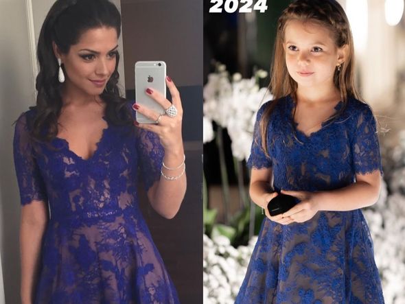 Imagem - Filha de Thais Fersoza recicla vestido de casamento da atriz 10 anos depois