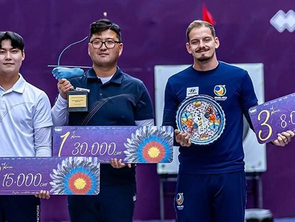 Imagem - Marcus D’Almeida é bronze na final da Copa do Mundo do tiro com arco