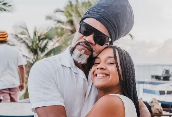 Carlinhos Brown e Leila