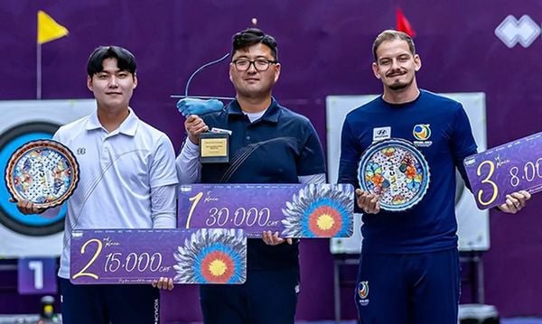 Marcus D'Almeida é bronze na final da  Copa do Mundo de tiro com arco