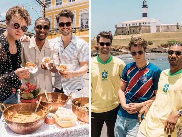 Imagem - Atores da Netflix comem acarajé e tomam caipirinhas durante tour por Salvador; assista