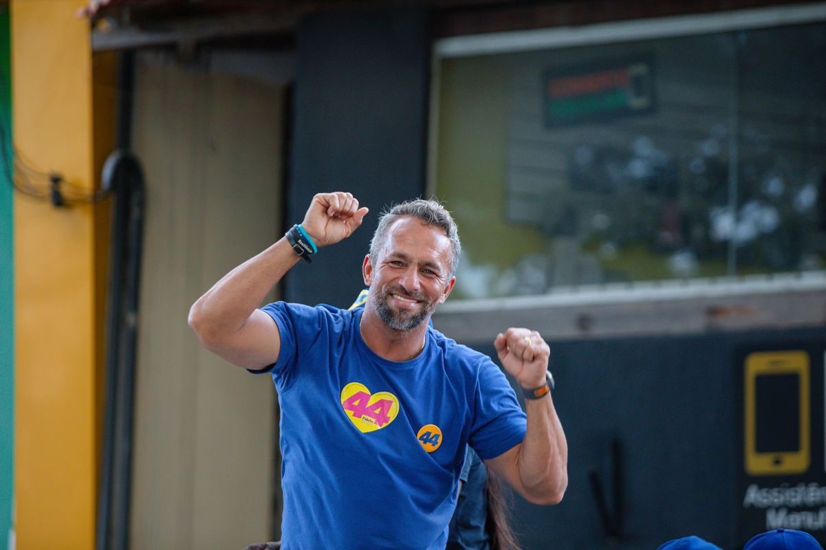 Vereador Flávio Matos (União Brasil), candidato a prefeito de Camaçari