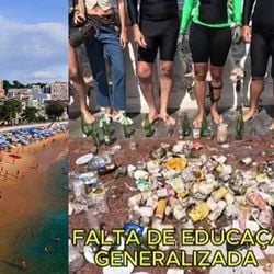 Imagem - Grupo encontra brinquedo erótico durante mutirão de limpeza no mar da Barra