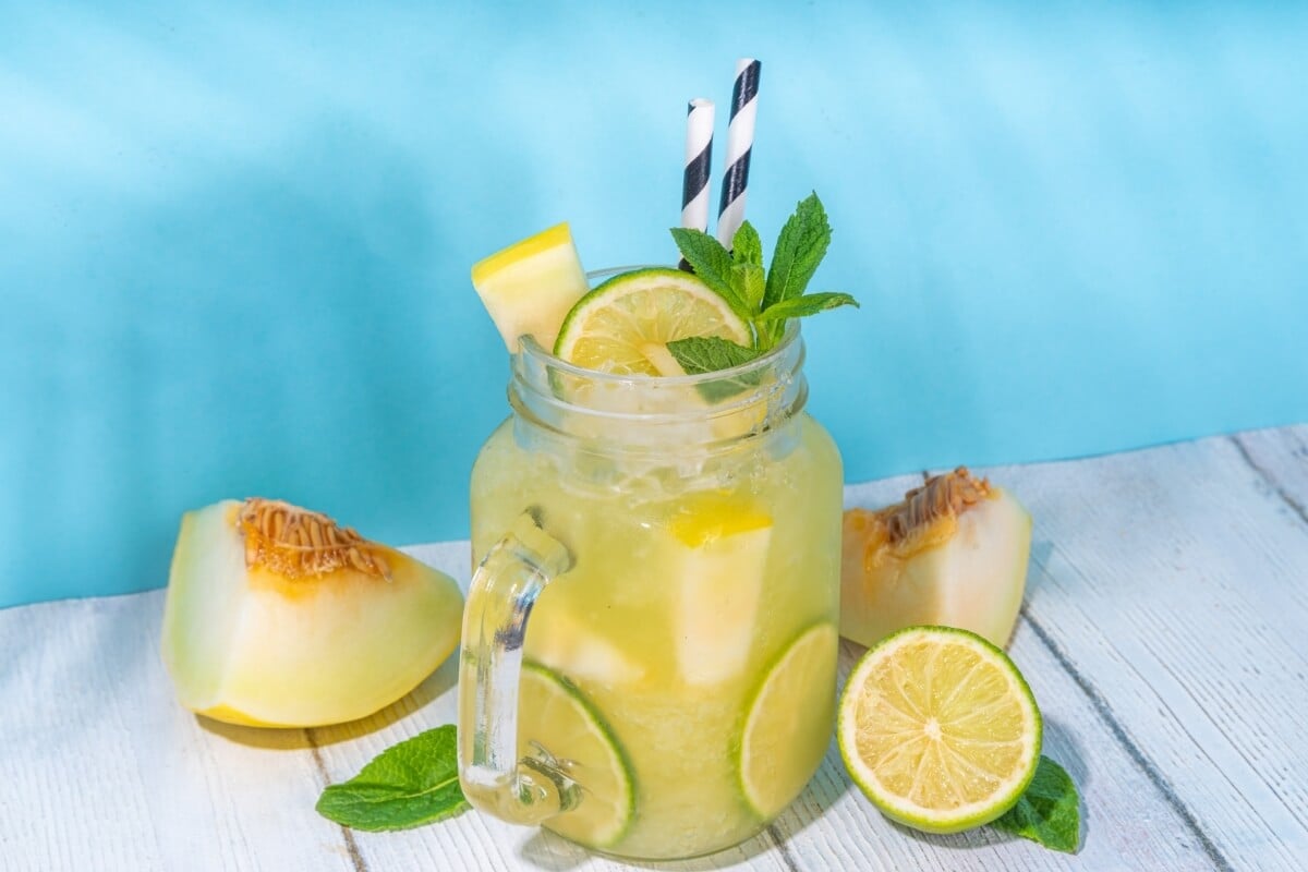 [Edicase]Suco de melão com limão (Imagem: Rimma Bondarenko | Shutterstock) por Imagem: Rimma Bondarenko | Shutterstock