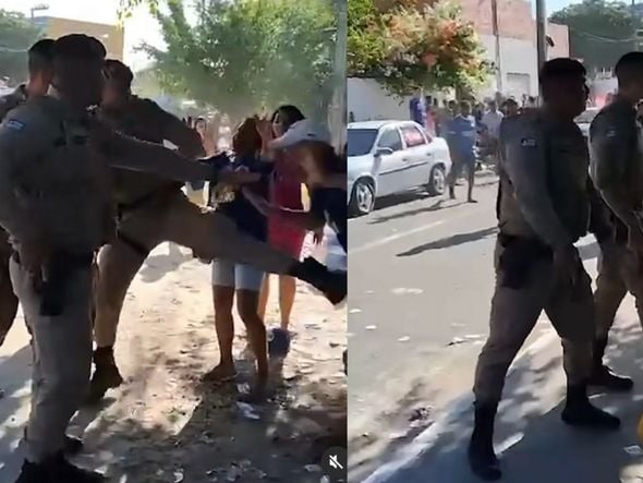 Imagem - Eleitores acusam policiais militares de agressão em Camaçari; veja vídeos