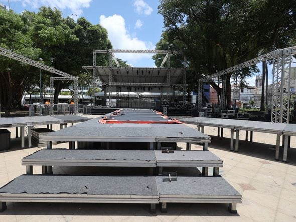 Imagem - Preparação para o Afro Fashion Day passa pelos últimos ajustes na Praça 2 de Julho