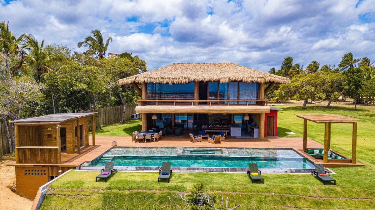 Casa para alugar em Caraíva, no sul da Bahia