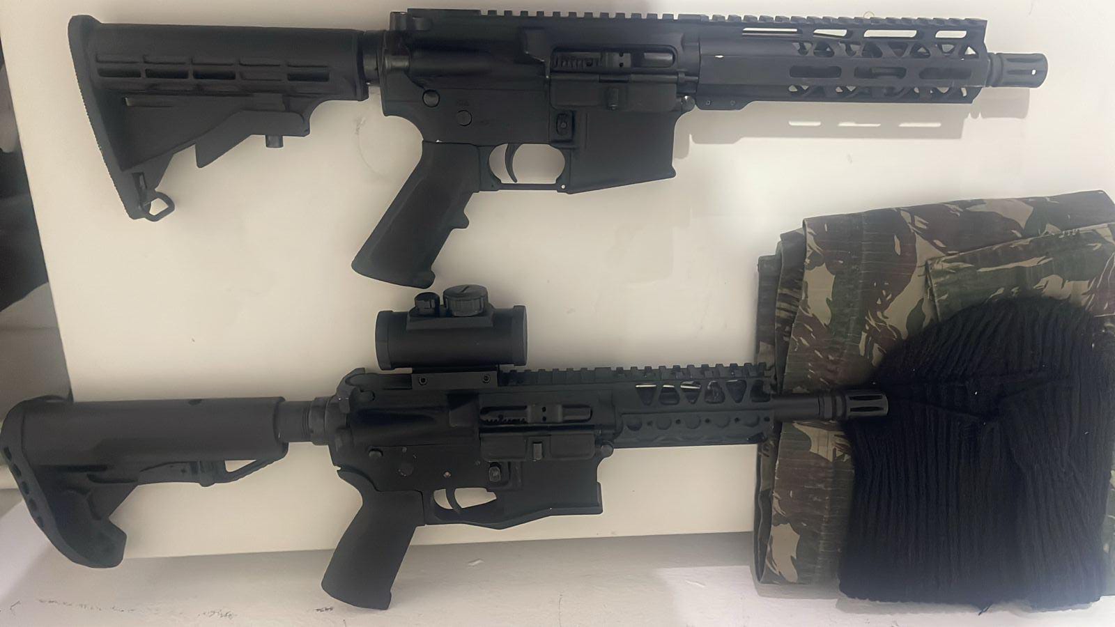 Fuzis apreendidos por Divulgação / SSP