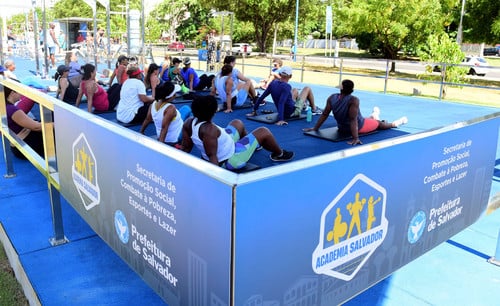 Academia ao ar livre em Salvador