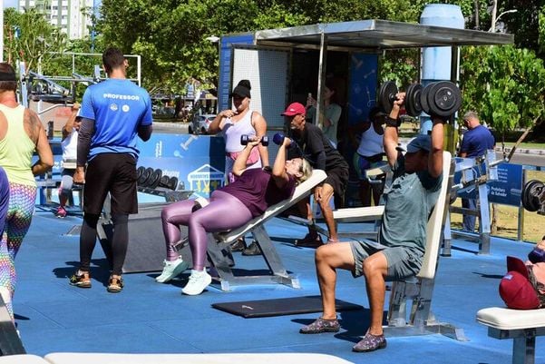 Academia ao ar livre em Salvador